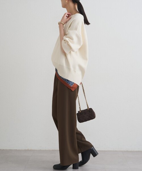 「LOUNGEDRESS」 長袖ニット FREE ブラック レディース_画像3
