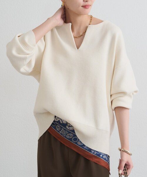 「LOUNGEDRESS」 長袖ニット FREE ブラック レディース_画像5