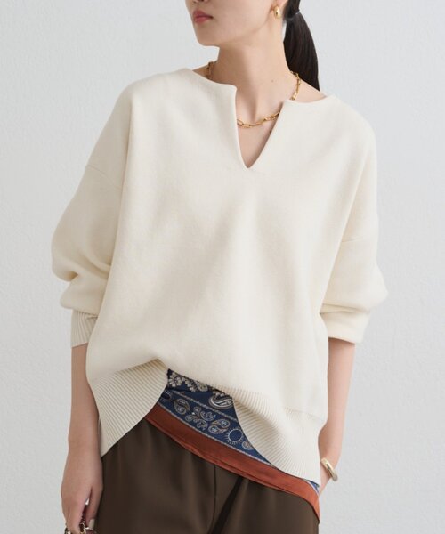 「LOUNGEDRESS」 長袖ニット FREE ブラック レディース_画像6