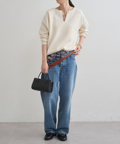 「LOUNGEDRESS」 長袖ニット FREE ブラック レディース_画像9