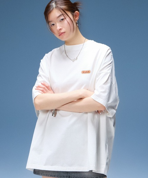 ワンピース CIRCLE LOGO AND FACE S/S BIG TEE DRESSの画像