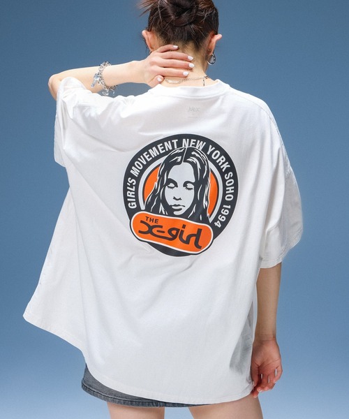 ワンピース CIRCLE LOGO AND FACE S/S BIG TEE DRESSの画像