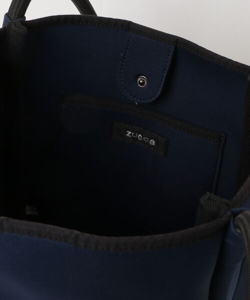 「ZUCCa」 トートバッグ - ネイビー レディース_画像4