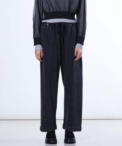 「DOUBLE STANDARD CLOTHING」 スウェットパンツ 38 グレー レディース