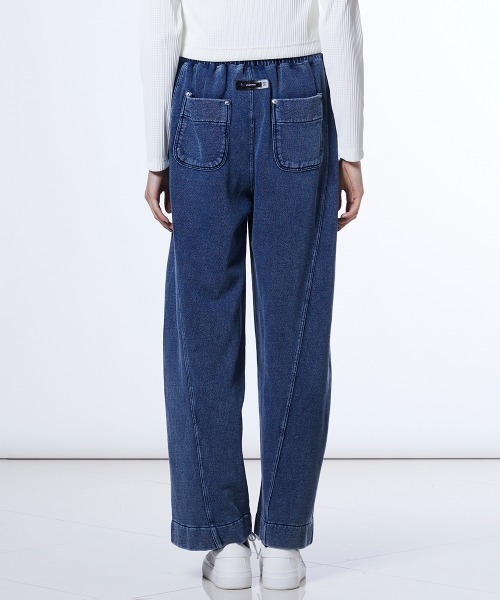 「DOUBLE STANDARD CLOTHING」 スウェットパンツ 38 グレー レディースの画像
