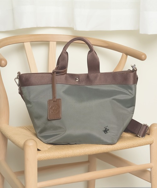 「BEVERLY HILLS POLO CLUB」 トートバッグ FREE グレー レディース