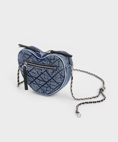 「CHARLES \u0026 KEITH」 ショルダーバッグ S ブルー系その他3 レディースの画像