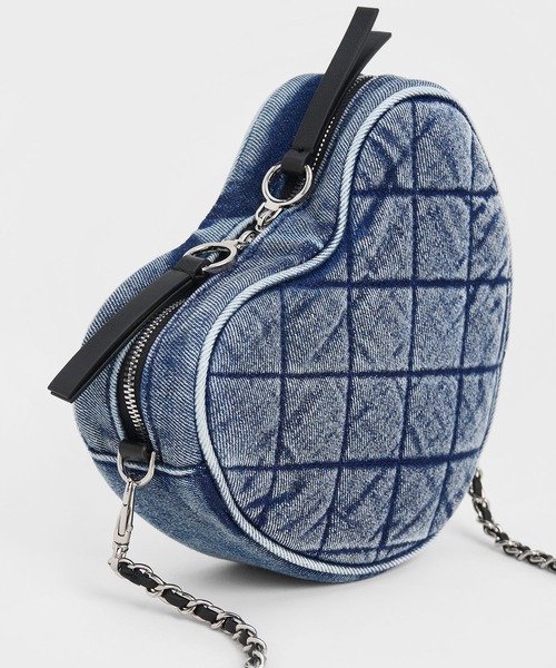 「CHARLES \u0026 KEITH」 ショルダーバッグ S ブルー系その他3 レディースの画像