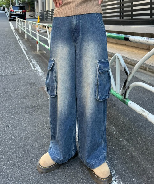 「CIAOPANIC TYPY」 デニムパンツ LARGE ブラック メンズ_画像4