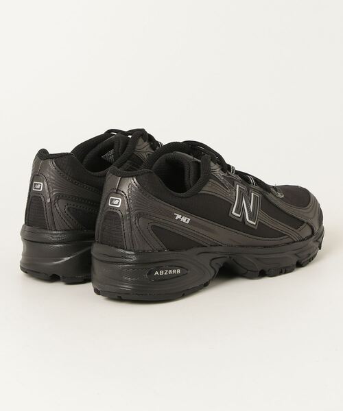 「New Balance」 ローカットスニーカー 23.5cm ブラック レディース_画像2