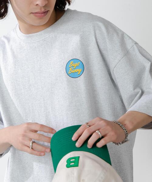 「WEGO」 半袖Tシャツ MEDIUM スミクロ メンズ_画像3