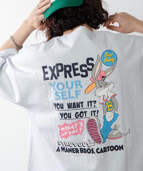 「WEGO」 半袖Tシャツ MEDIUM スミクロ メンズ_画像6