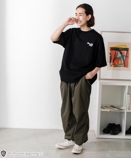 「WEGO」 半袖Tシャツ MEDIUM スミクロ メンズ_画像9