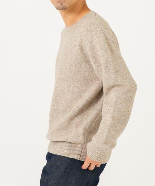 「URBAN RESEARCH ROSSO MEN」 長袖ニット LARGE グレー メンズ_画像3