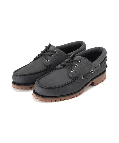 最安値　Timberland 3eye 25cm Men's Timberland® Authentic 3-Eye Lug Handsewn Boat Shoe