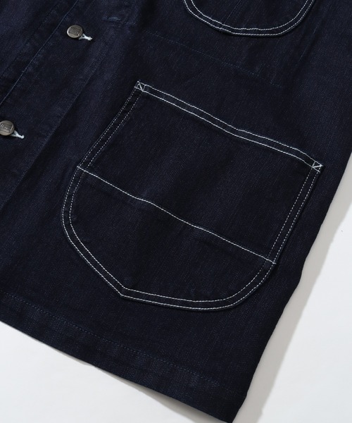 「HANES」 カバーオール L ネイビー メンズ_画像9