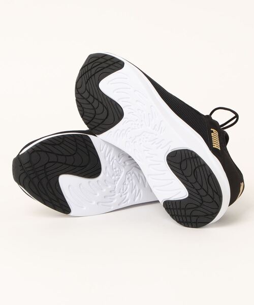 「PUMA」 ローカットスニーカー 23cm ブラック レディース_画像3