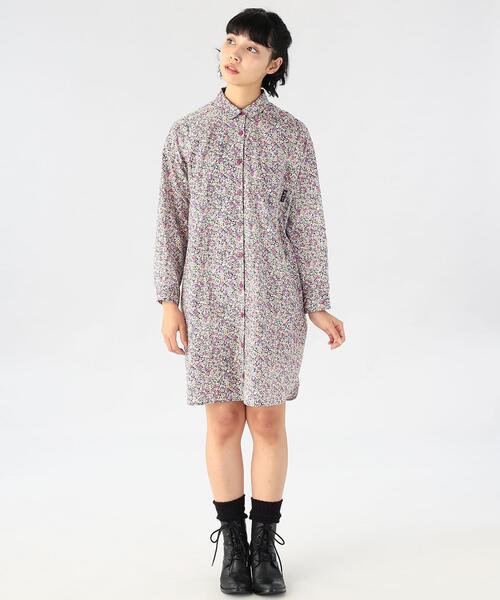 To b. by agnes 「To b.」 シャツワンピース 36 パープル レディース 