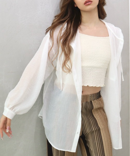 CECIL McBEE（セシルマクビー） ブラウス シャツ ボリューム袖