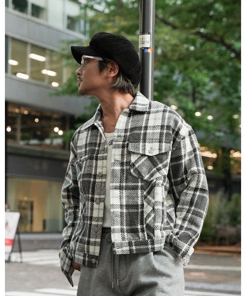 「#Re:room」 ジャケット S-M グレー メンズ_画像9