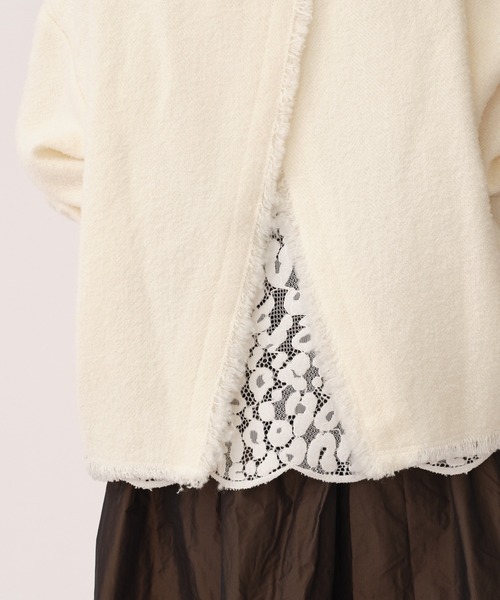 「BEARDSLEY」 7分袖ブラウス FREE ネイビー レディース_画像8