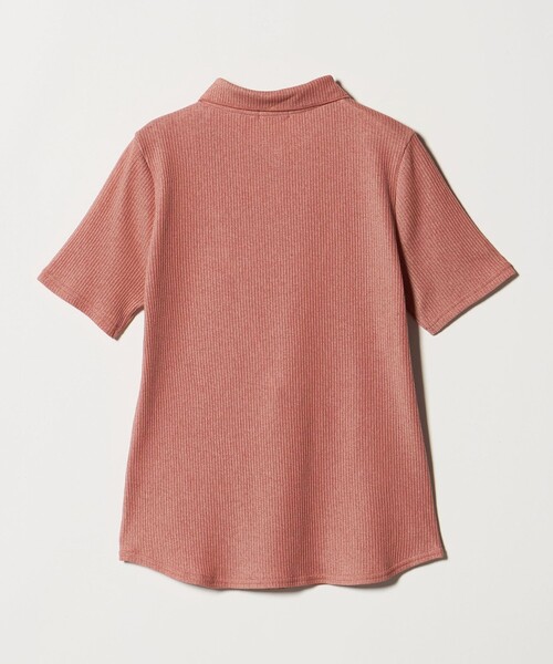 カーディガン 「Steven Alan」リブ ハーフスリーブ シャツカーディガン レディースの画像