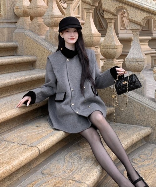 「LADY LIKE」 ジャケット M グレー レディース_画像2
