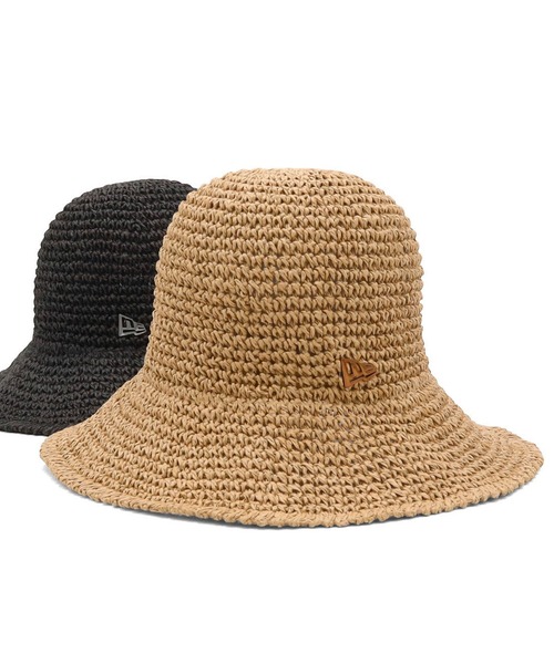NEW ERA（ニューエラ） ストローハット L/XL ベージュ メンズ