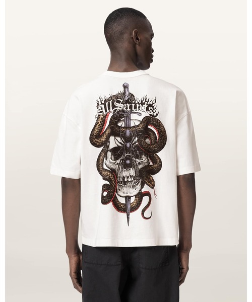 ALLSAINTS（オールセインツ） tシャツ ARAKNID SHORT SLEEVE BOXY