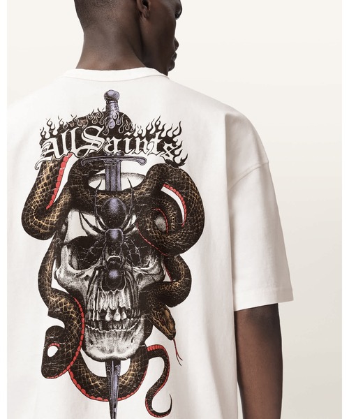 ALLSAINTS（オールセインツ） tシャツ ARAKNID SHORT SLEEVE BOXY