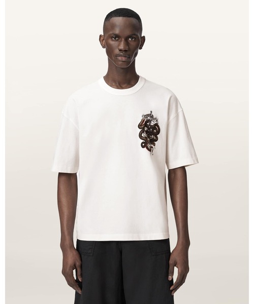ALLSAINTS（オールセインツ） tシャツ ARAKNID SHORT SLEEVE BOXY