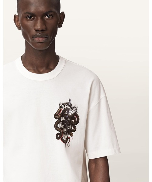 ALLSAINTS（オールセインツ） tシャツ ARAKNID SHORT SLEEVE BOXY