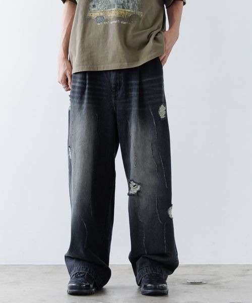 「PBLIM」 デニムパンツ MEDIUM ブルー レディース_画像2