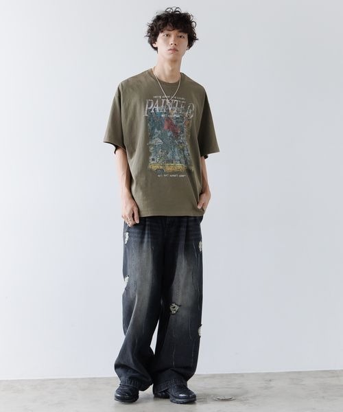 「PBLIM」 デニムパンツ MEDIUM ブルー レディース_画像4