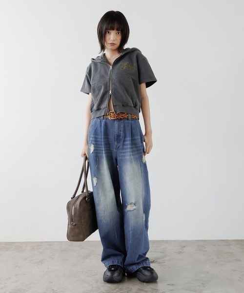 「PBLIM」 デニムパンツ MEDIUM ブルー レディース_画像8