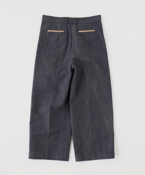 ワイドパンツ パンツ FRANK LEDER / フランクリーダー WASHED MOLESKIN WIDE PT メンズの画像