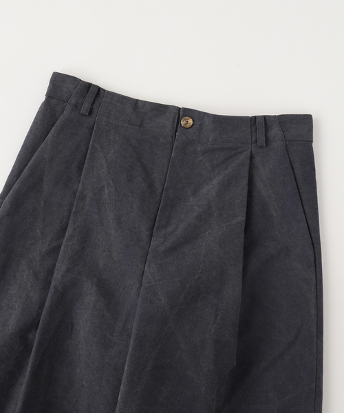 ワイドパンツ パンツ FRANK LEDER / フランクリーダー WASHED MOLESKIN WIDE PT メンズの画像