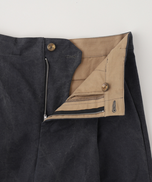 ワイドパンツ パンツ FRANK LEDER / フランクリーダー WASHED MOLESKIN WIDE PT メンズの画像
