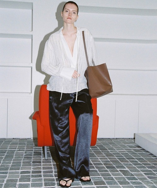 ショルダーバッグ バッグ 「PFT」Crepe Large Bag レディースの画像