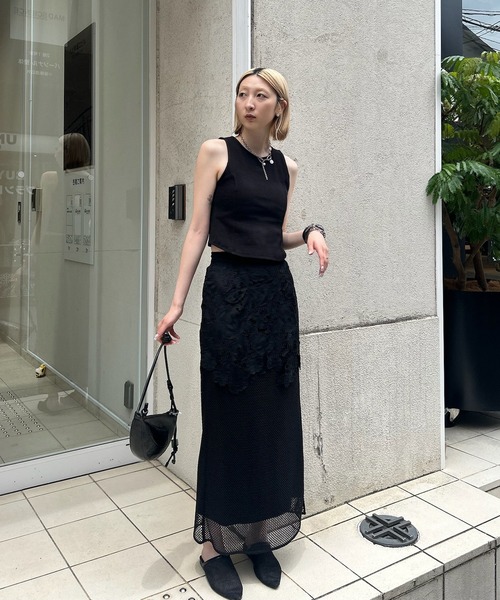 Ameri（アメリ） タンクトップ ノースリーブ MEDI SWEET BACK STYLE