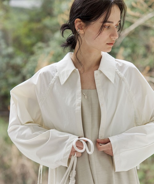 「tageechita」 ジャケット M ライトブルーグレー レディース_画像5