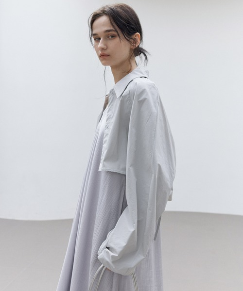 「tageechita」 ジャケット M ライトブルーグレー レディース_画像7