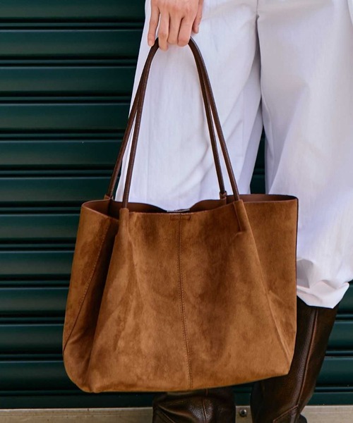 kiehtova トートバッグ 「kiehtova」FAUX SUEDE TOTE BAG/フォックス