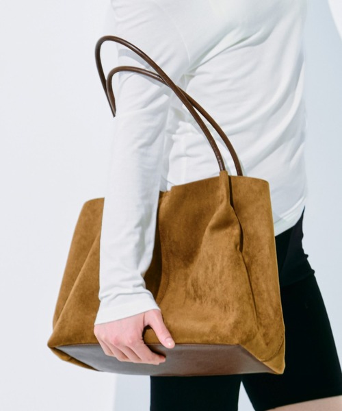 kiehtova トートバッグ 「kiehtova」FAUX SUEDE TOTE BAG/フォックス