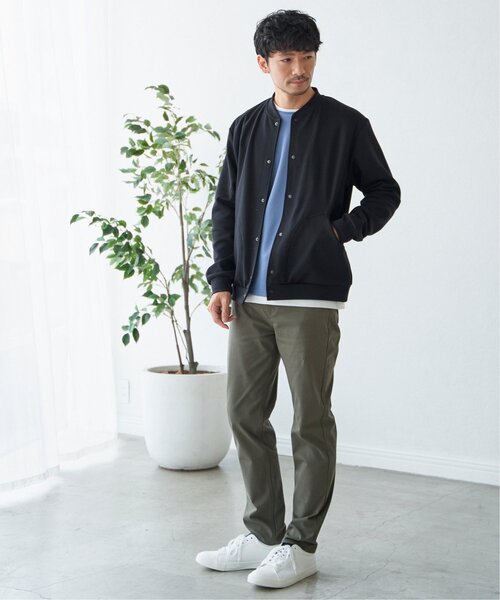 「ikka」 長袖Tシャツ L ネイビー メンズ_画像5