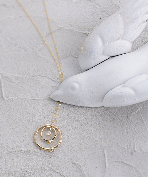 agete（アガット） 指輪 リング K10ベビーリング（ダイヤモンド