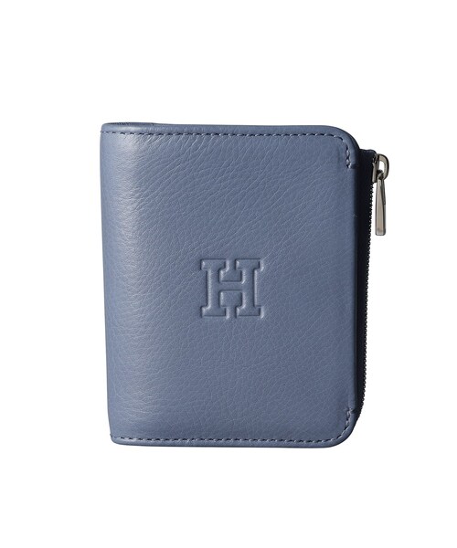二つ折り財布 財布 「プラティカ」二つ折り財布 レザー コンパクト ウォレット 本革（商品番号：P25-50805） レディースの画像