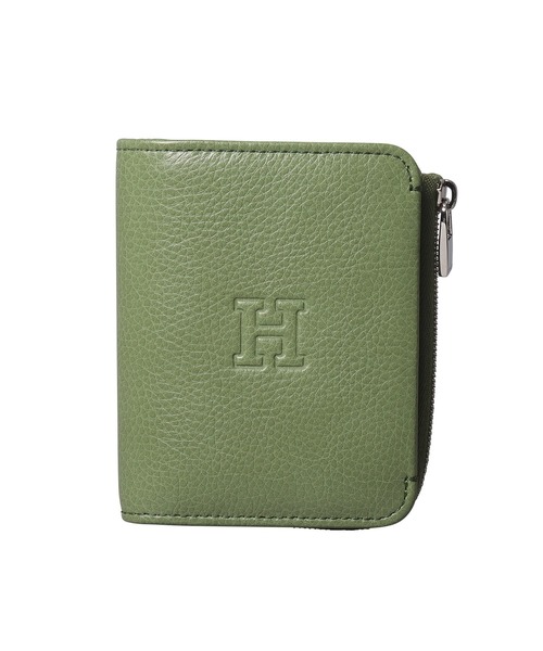 二つ折り財布 財布 「プラティカ」二つ折り財布 レザー コンパクト ウォレット 本革（商品番号：P25-50805） レディースの画像