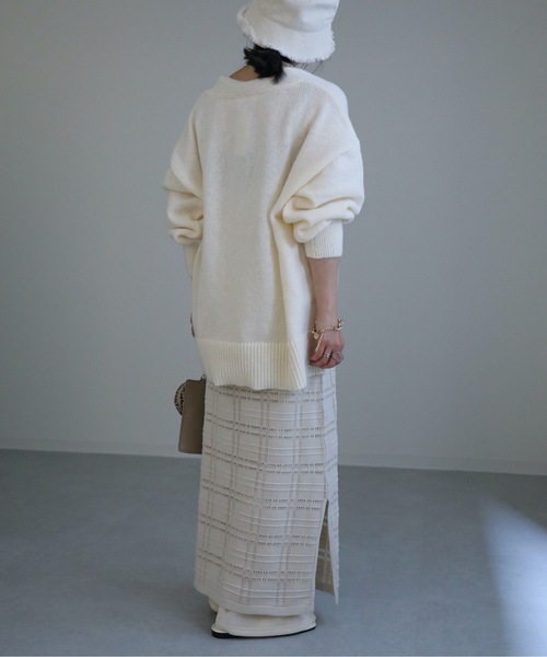 ap retro ニット セーター AW 深Vネックプルオーバーニット