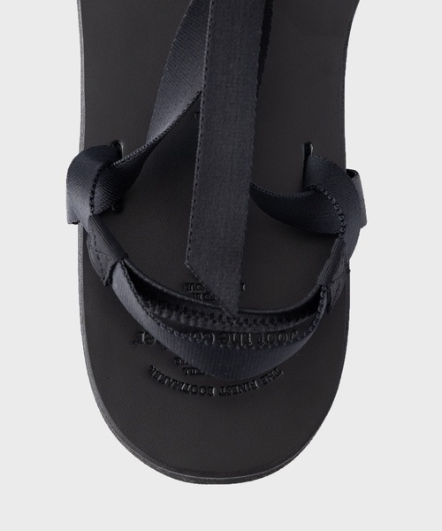 黒 BAREFOOT SANDALS サンダル foot the coacher foot the coacher(フット ザ コーチャー) 